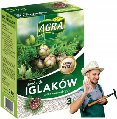 Produktbild von Premium Granulat für Nadelbäume & Säureliebende Pflanzen - 3kg Düngemittel für optimales Wachstum