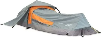 Produktbild von Where Tomorrow 1-Personen-Zelt - Rechteck - 220x80x50 cm - Grau