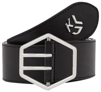 Productafbeelding van KARL LAGERFELD Jeans, dames, brede leren riem, zwart, maat 75