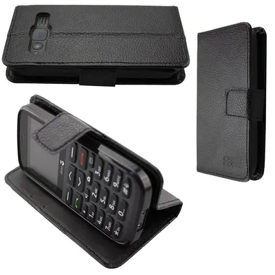 Image de caseroxx Housse de téléphone portable Housse compatible avec Doro 1370 / 1372 Bookstyle-Case Wallet Case