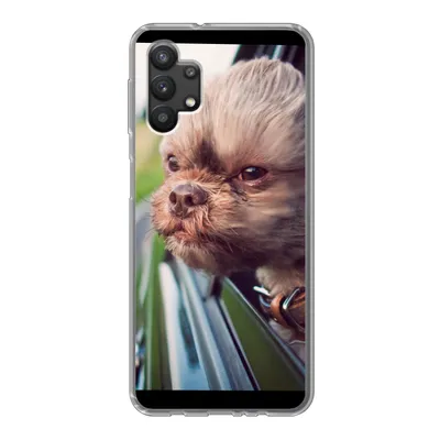 Produktbild von MuchoWow® Handyhülle Schutzhülle Hülle für Samsung Galaxy A32 5G Hund - Auto - Tier Silikon Softcase Handy Hülle - Softcase