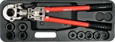 Produktbild von Yato YT-21735 Crimpwerkzeug Schwarz Rot
