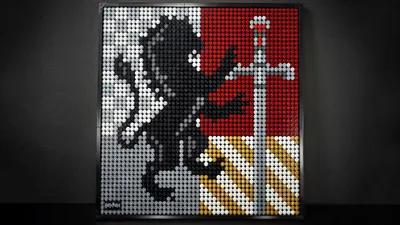 Zdjęcie produktu dla LEGO ART Harry Potter™ Herby Hogwartu™, Zestaw do budowania, 18 lat(a), Plastik, 4249 szt., 1,78 kg