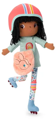 Obrázok produktu pre Bbika Lilliputiens Liza na kolieskovch koruliach - mkk plyov bbika - 43 cm - od 2 rokov