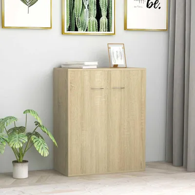 Obrázok produktu pre vidaXL Príborník Sonoma Dub 60x30x75 cm odvodený výrobok z dreva