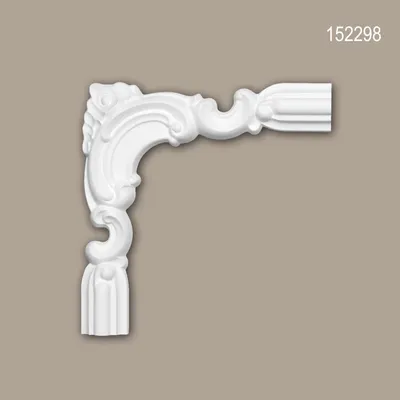 Produktbild von PROFHOME 152298 Eckelement für Wandleiste Zierelement dekoratives Element