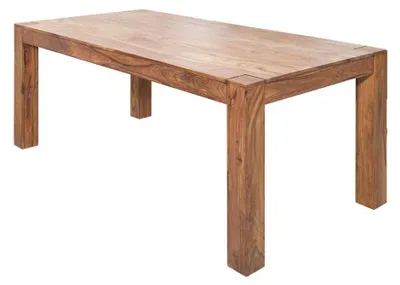 Produktbild von Esstisch ORBO 160 cm – Tisch aus massivem, lackiertem Sheeshamholz