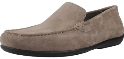 Produktbild von GEOX Slipper ASCANIO, Rauleder, Grau, Herren