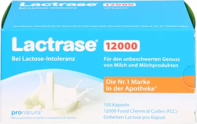 Obrázek produktu pro Laktráza 12000 pro intoleranci laktózy, 150 kapslí