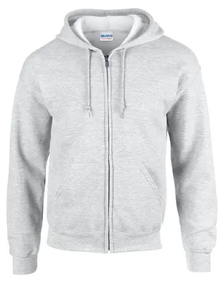 Produktbild von Gildan - Hoodie mit durchgehendem Reißverschluss für Herren/Damen Uni FK2795 (S) (Aschgrau)