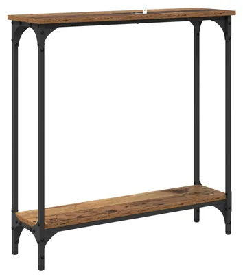 Immagine prodotto di Tavolo consolle con lo scaffale Legno vecchio 75 x 22,5 x 75 cm
