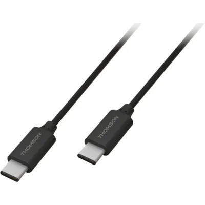 Immagine prodotto di THOMSON, cavo di ricarica e sincronizzazione USB-C/USB-C - 3 A, nero