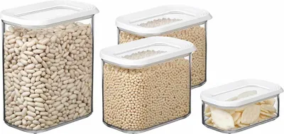 Produktbild von Mepal MODULA Vorratsdosen 4er Set weiß