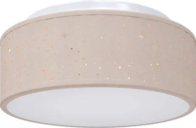 Obrázek produktu pro vidaXL Stropní svítidlo s reflektory Taupe 30 x 30 x 13,5 cm Látka