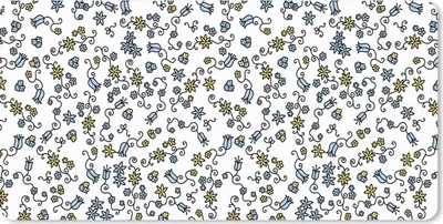 Produktbild von MuchoWow® Mauspad Mousepad Mädchen - Blumen - Muster - Mädchen - Kinder - Baby 60x30 cm - Mousepads - Maus Mat - Pad - Mausunterlage - Nachhaltig