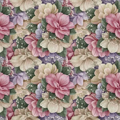 Image de OUTDOOR DECOSTOFFE OXFORD - Motiv Blumen 12