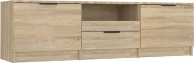Zdjęcie produktu dla vidaXL Szafka pod TV dąb sonoma 140x35x40 cm materiał drewnopochodny