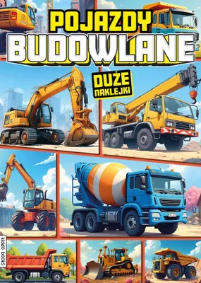 Zdjęcie produktu dla Kolorowanka dla dzieci Pojazdy budowlane edukacyjna