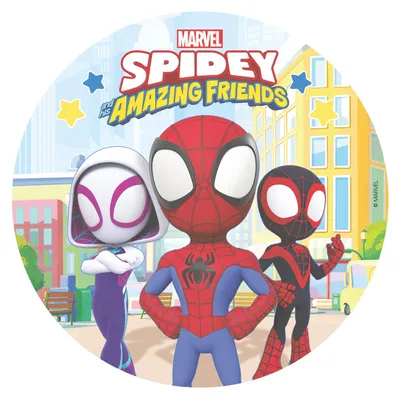 Produktbild von Dekora Spidey Essbarer Tortenaufleger 20cm