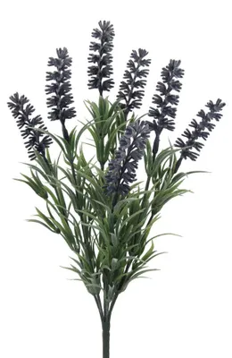 Produktbild von Kunstblume LAVENDELBUSCH mit 7 Trieben ca 33cm.
