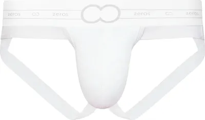Immagine prodotto di 2EROS - Intimo da Uomo Sospensorio - AKTIV Pegasus Jockstrap White/Tan - 1x Taglia S