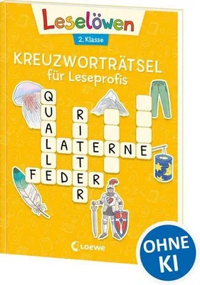 Immagine prodotto di Leselöwen Kreuzworträtsel für Leseprofis - 2. Klasse (Sonnengelb)