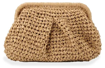 Immagine prodotto di Solidchoice - Pochette intrecciata a mano con forma a nuvola e scomparto per carte