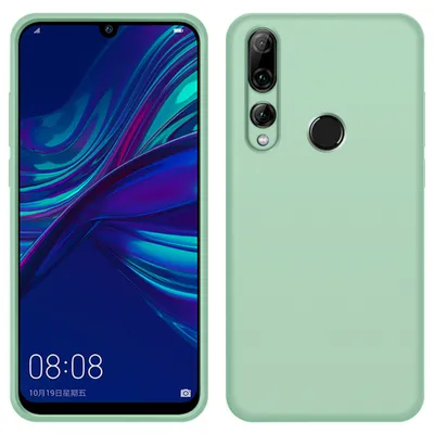 Immagine prodotto di Custodia Huawei P Smart+ 2019, custodia in silicone liquido protettiva resistente agli urti e ai graffi per Huawei P Smart+ 2019 verde