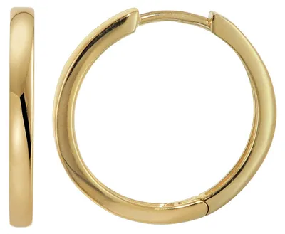 Produktbild von trendor 21717 Damen-Ohrringe Gold 333/8K Klapp-Creolen ⌀ 18 mm