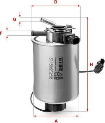 Produktbild von Kraftstofffilter SOFIMA S 4018 NR