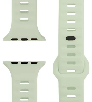 Produktbild von Motion Armband für Apple Watch Ultra/SE/10/9/8/7/6/5/4/3/2/1, Soft Silikon Sportarmband, 42/44/45/46/49mm - Pazifikgrün