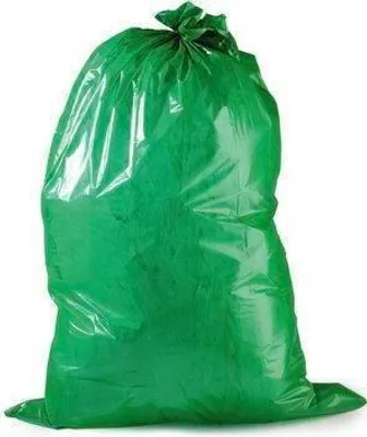 Image de Sac poubelle Premium capacité 120l dimensions 700x1100mm épaisseur 45µ PE vert