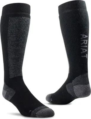Produktbild von Ariat Socken AriatTek Merino Black/Grey XS/S