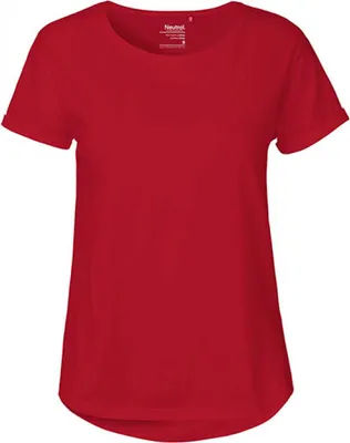 Produktbild von Neutral O80012 | Damen Roll Up Sleeve T-Shirt / Single Jersey Strick - Farbe: Red - Größe: L