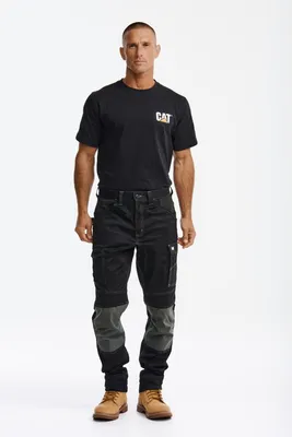 Obrázek produktu pro Caterpillar - Pánské pracovní kalhoty "Essential" FS11307 (38R) (Black/Grey)