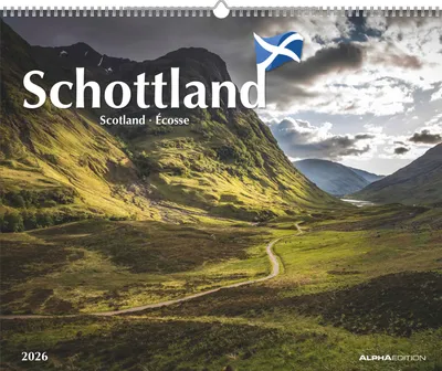 Produktbild von ALPHA EDITION - Schottland 2026 - 52 x 42,5 cm