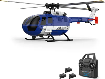 Produktbild von Fernsteuerungshubschrauber mit 6-Achsen-Gyroskop, 2,4 GHz, 4 Kanälen, einem Propeller, ohne Querruder, mit optischer Positionserkennung und Niederspannungsfunktion