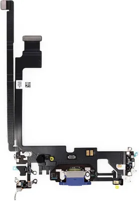 Produktbild von Clappio, Ersatzteil Ladebuchse, Lightning Stecker für Apple iPhone 12 Pro Max, Blau