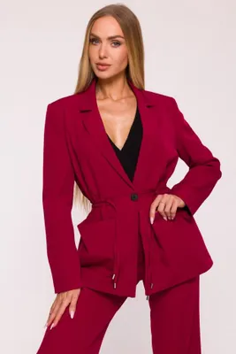 Produktbild von Made of Emotion Damen-Blazer Geodemondo M873 bordo M
