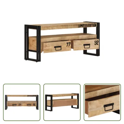 Produktbild von The Living Store TV-Schrank 100x30x45 cm Mango Massivholz