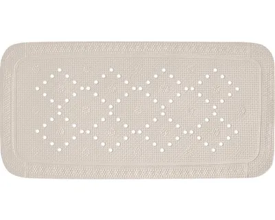 Obrázek produktu pro Sprchová rohož Spirella Koupelnová rohož Koupelnová rohož antibakteriální protiskluzová s přísavkami - Alaska Taupe - cca 36 x 91 cm