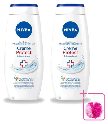 Productafbeelding van 2 x Nivea Protect Douchecrème - 250 ml - Voordeelverpakking - 2 stuks