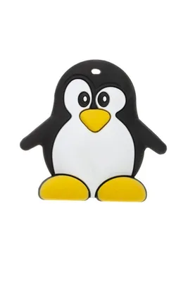 Produktbild von Pinguin-Beißring aus Silikon / Bocioland