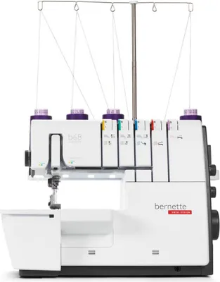 Produktbild von Bernette b68 Airlock Nähmaschine mit automatischem Lufteinfädler, 130 mm Arbeitsbereich