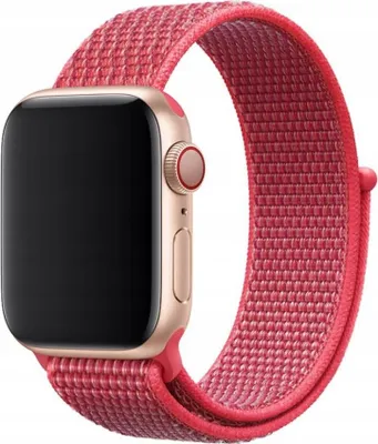 Produktbild von Devia 325205HB, Band, Smartwatch, Apple, Apple Watch 40mm, Stoff, Nylon, HIBISCUS