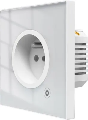 Obrázek produktu pro MOES Smart Wall Socket, Zigbee, FR, 16A, White