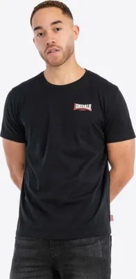 Image de T-shirt homme coupe régulière DALE Noir/Blanc/Rouge XL Lonsdale