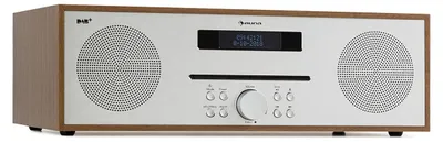 Produktbild von Auna Radio, DAB Radio mit CD Player zur Wandmontage, DAB Plus Radio mit Bluetooth, DAB/DAB+/FM Radio, Küchenradio mit LCD Display, MP3, Streaming, Digitalradio Klein, Radio mit Wecker & Fernbedienung