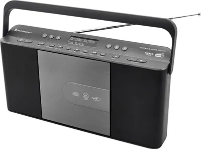 Produktbild von RCD1870SW Schwarz DAB+ Radio mit CD Player