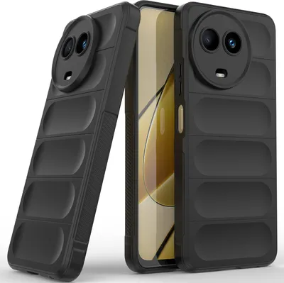 Produktbild von Handyhülle für Realme 11 5G Weich TPU Silikon Stossfest Anti-rutsch Hülle Schwarz